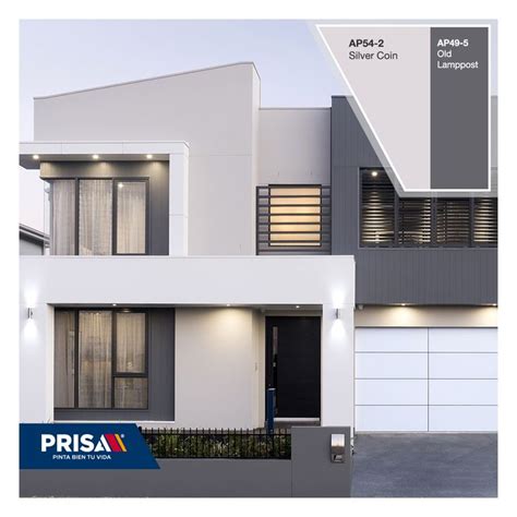 Combina gris en fachada en 2021 | Casas exteriores grises, Colores para ...