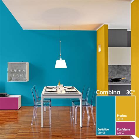 Combinaciones audaces para espacios creativos. #ColorLife | Colores de ...
