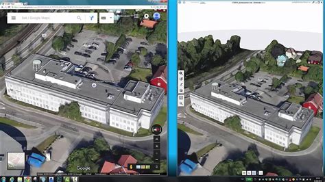 Combining Google Maps, photogrammetry and pointcloud into ...