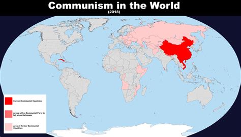 Communism in the World Today [OC] [4972x2844] : MapPorn