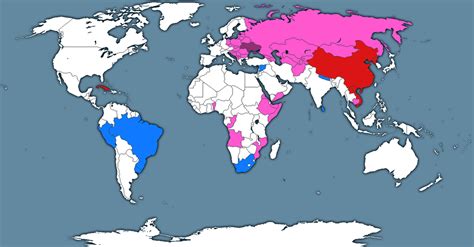 Communism world map Jan. 2012 by GeneralHelghast on DeviantArt