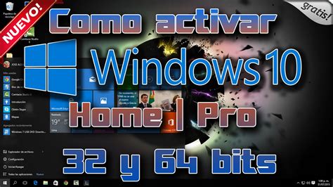 Como activar window 10 home | Pro de 32 y 64 bits   YouTube