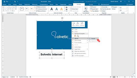 Cómo agrupar imágenes y texto en Word 2019 y Word 2016   Solvetic