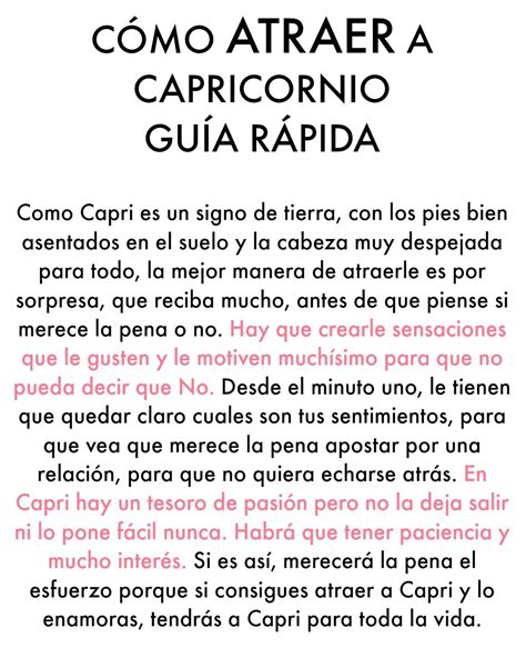CÓMO ATRAER A CAPRICORNIO | Escorpio frases, Escorpion ...