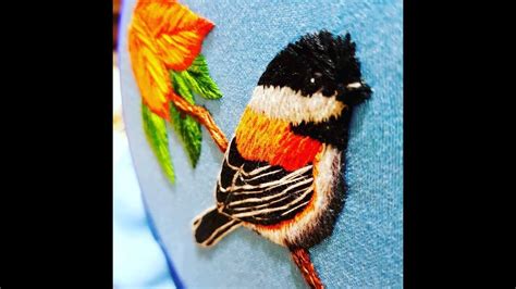 Como bordar un pájaro. How to embroidery a bird | Stumpwork, Embroidery ...