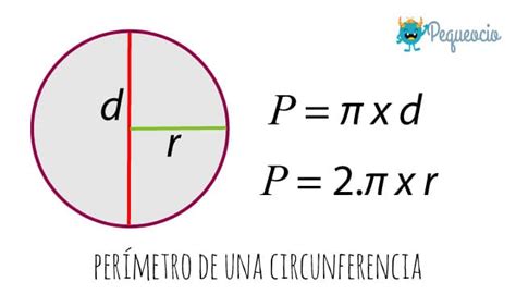 Cómo calcular el perímetro de una circunferencia   Pequeocio
