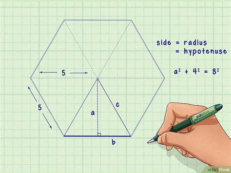 Cómo calcular la apotema de un hexágono: 15 pasos