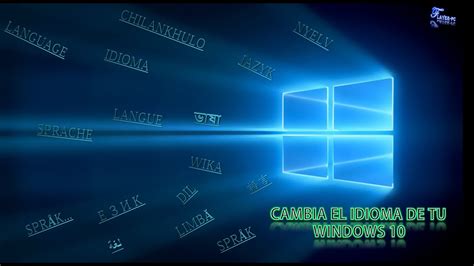 Como cambiar el idioma de nuestro sistema operativo ...