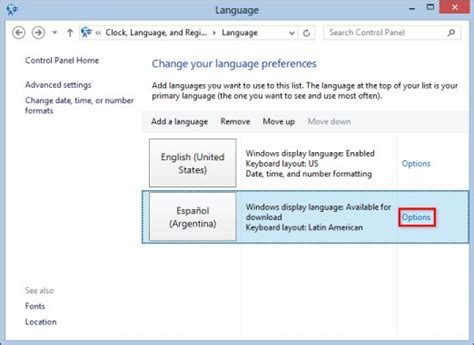 Cómo cambiar el idioma de Windows 8 del inglés al español ...
