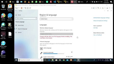 Como cambiar el idioma en windows 10 en Ingles a Español ...