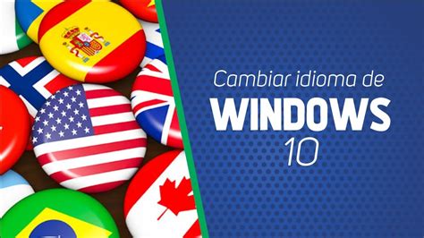 Como cambiar idioma de pc windows 10  2018  |  HD    YouTube