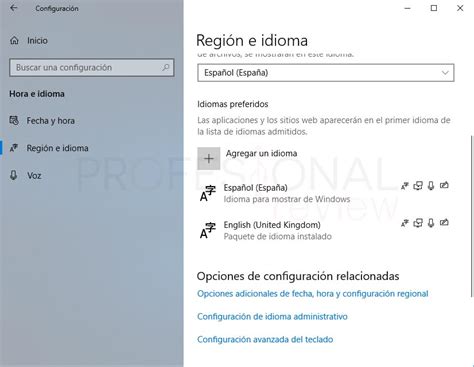 Como cambiar idioma de teclado Windows 10 y otros ajustes ...