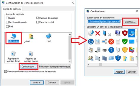 Cómo cambiar los iconos del escritorio en Windows 10 sin ...