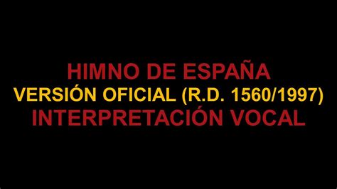 ¿Cómo cantar el Himno de España  versión oficial ?   YouTube