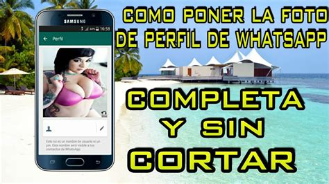 COMO COLOCAR LA FOTO DE PERFIL DE WHATSAPP COMPLETA Y SIN ...