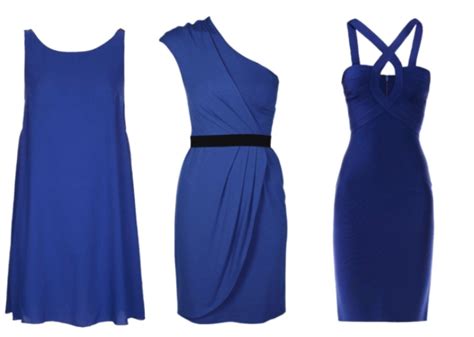 Cómo combinar un vestido azul klein | Vestidos azules, Moda, Vestido de ...