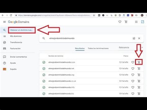 Como COMPRAR un DOMINIO en GOOGLE  FÁCIL y RÁPIDO     YouTube