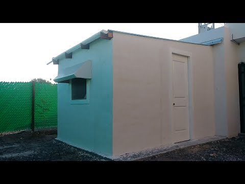 Como construir un cuarto con tarimas y material reciclado