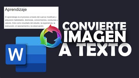 Como convertir una imagen a texto