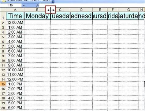 Cómo crear un calendario semanal de 24 horas con Excel | Techlandia ...
