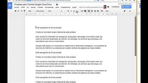 Cómo crear y compartir documentos en Google Docs/Drive ...