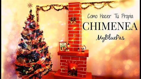 Como decorar para navidad / como hacer una chimenea ...