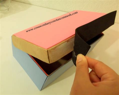 Como decorar una caja de zapatos ~ cositasconmesh