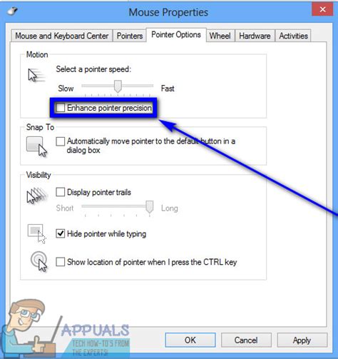 Cómo desactivar la aceleración del ratón en Windows 10