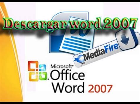 Como descargar a Microsoft word 2007 gratis!!! full en ...