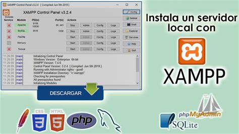 Como descargar e instalar XAMPP | Windows 7,8,10   YouTube