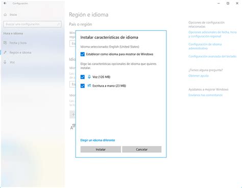 Como descargar idioma español España para Windows 10 ...