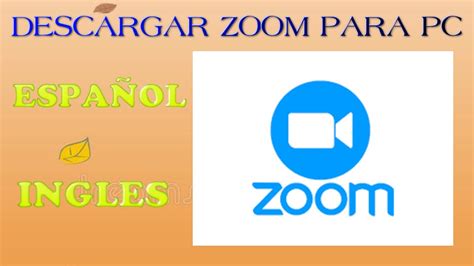 Como descargar ZOOM para PC en ESPAÑOL 2020   YouTube