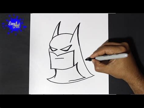 Como dibujar a batman   How to draw batman   YouTube