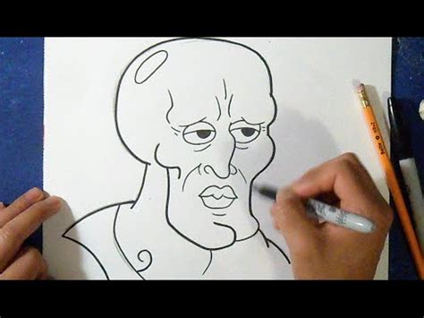 Cómo dibujar a Calamardo Guapo | How to draw handsome ...