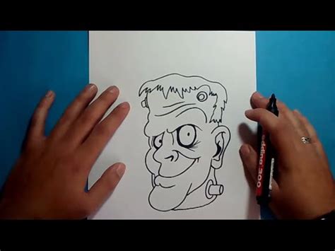 Como dibujar a Frankenstein paso a paso 5 | How to draw ...