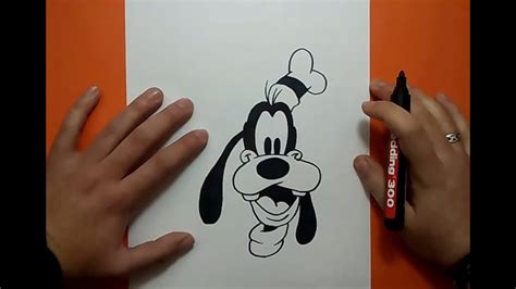 Como dibujar a Goofy paso a paso 2   Disney | How to draw ...
