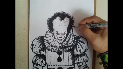 COMO DIBUJAR A IT ESO   PENNYWISE / how to draw it eso ...