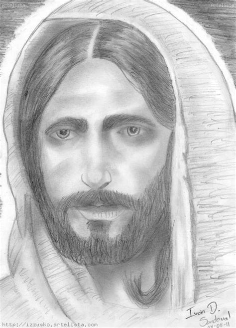 Como dibujar a Jesus a lapiz   Imagui