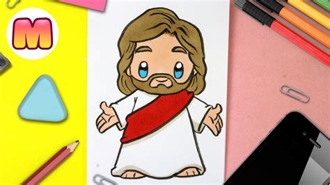 COMO DIBUJAR A JESÚS DE NAZARET KAWAII  Dibujos de Navidad  Cómo ...