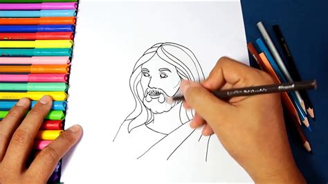 Como Dibujar A Jesus Facil Para Niños Paso A Paso   Varios Niños