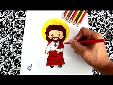 Cómo dibujar a Jesús  Jesucristo  paso a paso | How to ...