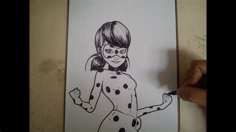 COMO DIBUJAR A LADYBUG   PRODIGIOSA / how to draw ladybug ...
