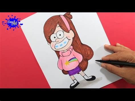 Como dibujar a Mabel de Gravity Falls