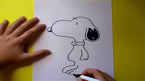 Como dibujar a snoopy paso a paso | How to draw snoopy ...