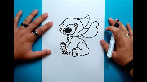 Como dibujar a Stitch paso a paso   Lilo y Stitch | How to ...