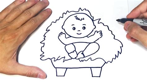 Cómo dibujar al Niño Jesus | Dibujo del Niño Jesus   YouTube