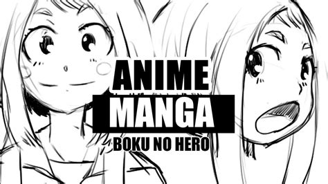 Como dibujar Anime   Manga. Boku No Hero. Uraraka. Tips ...