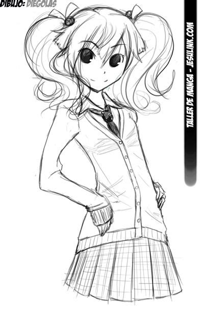 Como Dibujar Chica Manga   Muy Facil     Arte   Taringa!