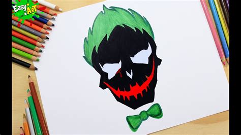 Cómo Dibujar el logo del Joker │How to draw logo Joker ...