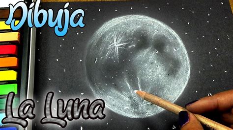 Como dibujar la luna, método fácil y rápido  Principiantes ...